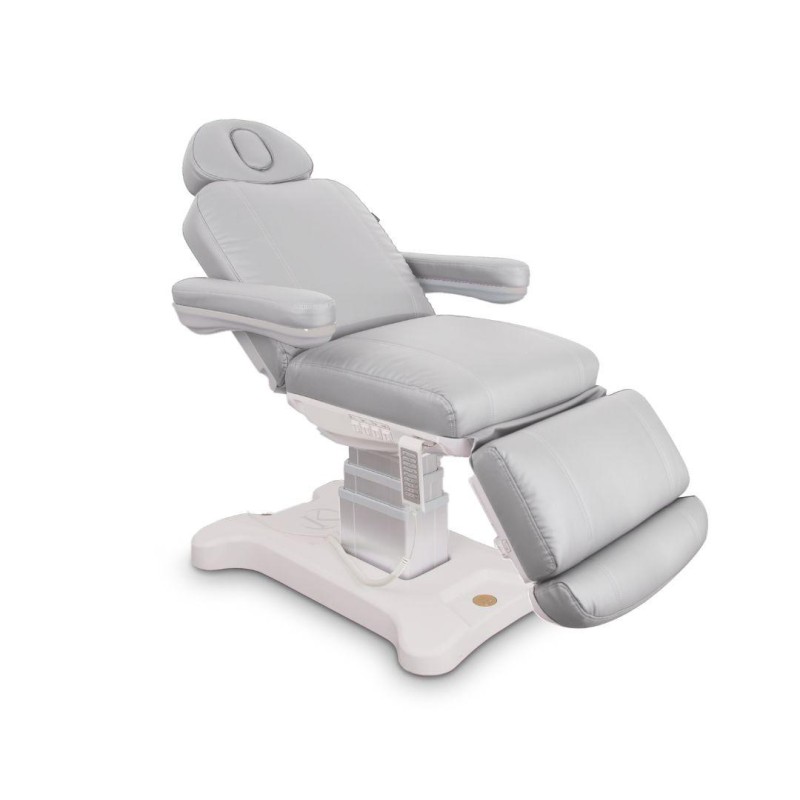 Fotel Kosmetyczny Unico Plus Z Podgrzewaniem jasnoszary - Auster -Fotele kosmetyczne elektryczne- 